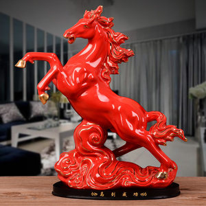 【红色马摆件工艺品价格】最新红色马摆件工艺品价格/批发报价
